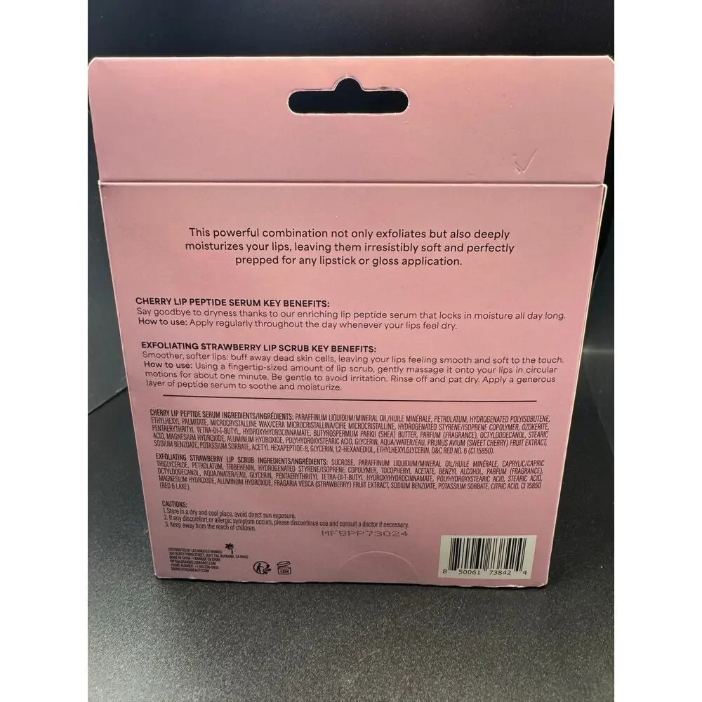 NWT Lip Serum & Exfoliating Lip Scrub